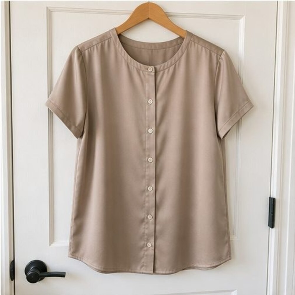 Blush Peplum Top